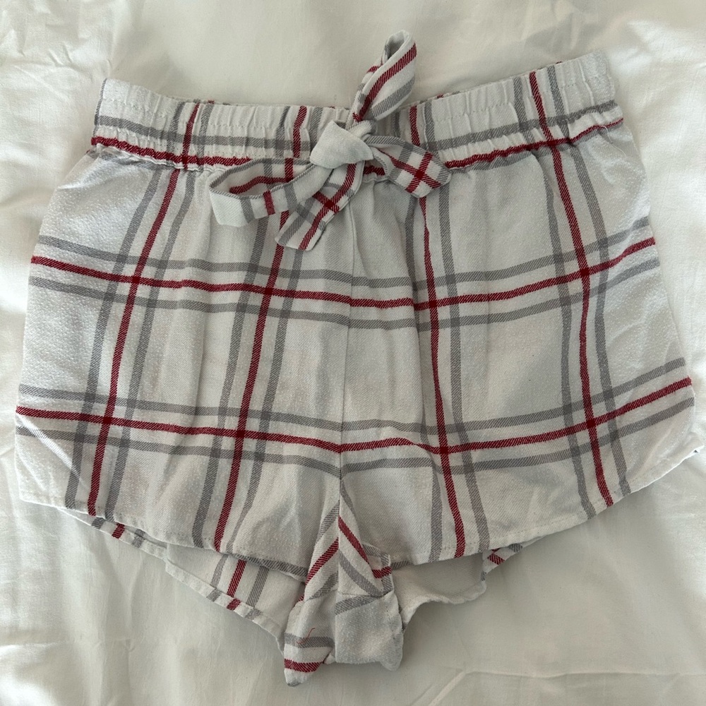 Garage flannel pajama shorts size xs
